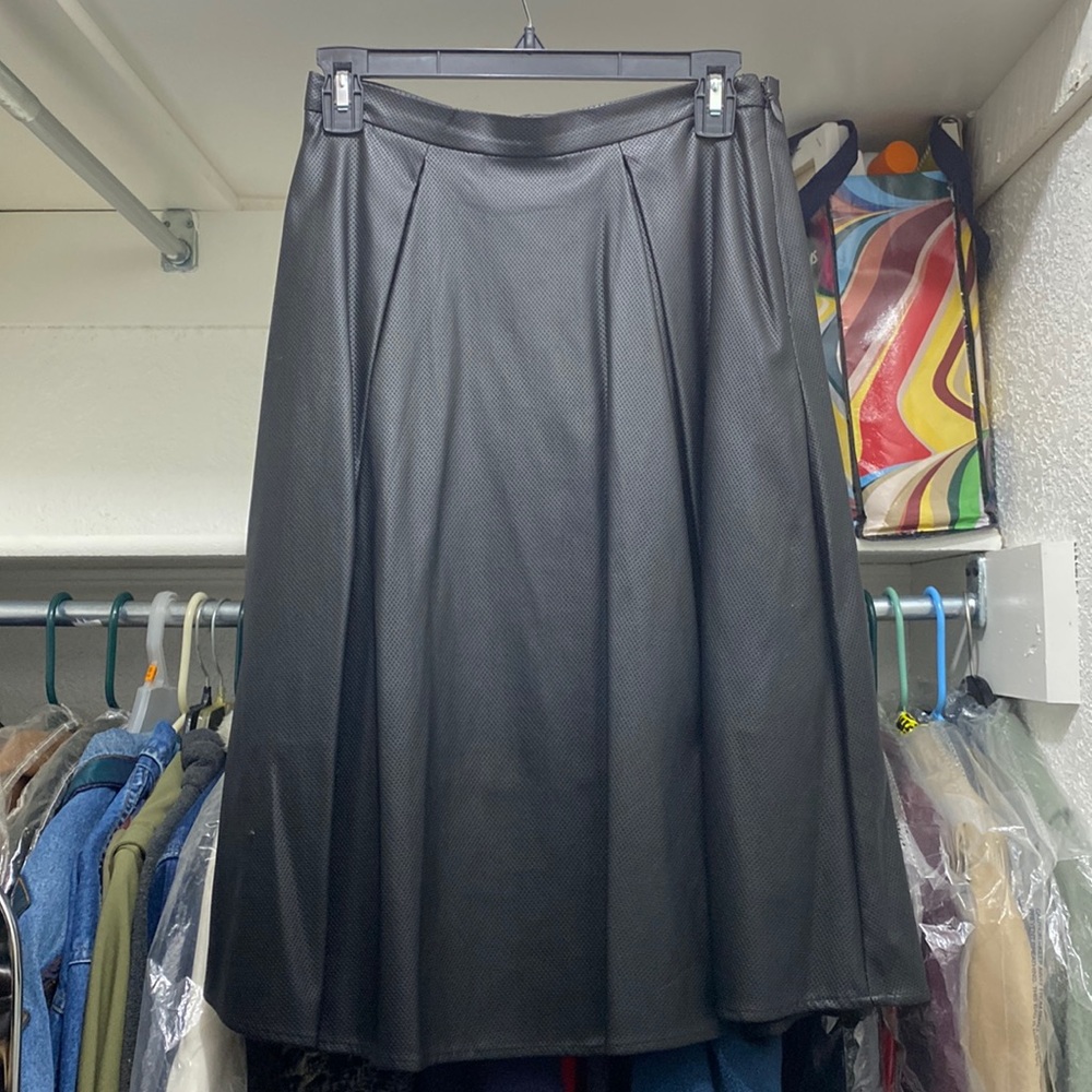 BCBG Pleather Skirt